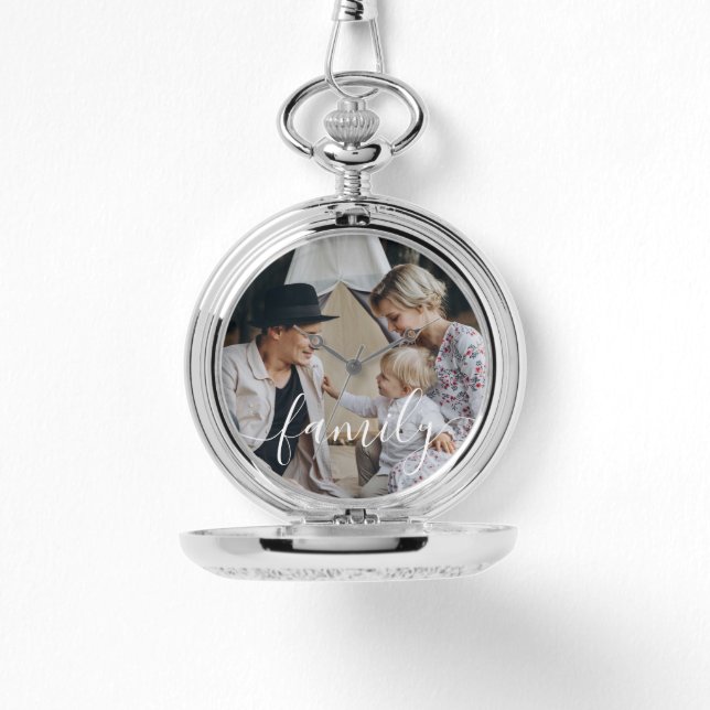 家族カスタム写真 腕時計 (正面)