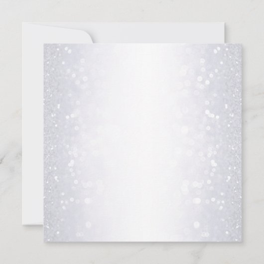 家族カスタム名付きディスコボールクリスマスカード シーズンカード (裏面)