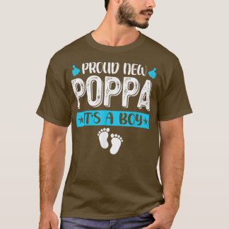 家族カッコいい新誇りを持ったしいポッパ男の子のジェンダーの愛 Tシャツ