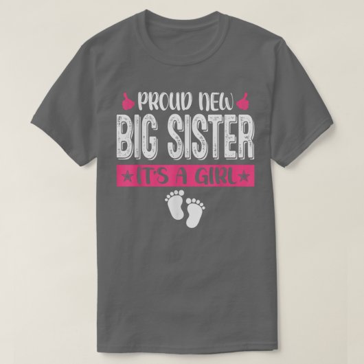 家族カッコいい誇りを持った新しい姉ガールゲンデだ Tシャツ (デザイン正面)