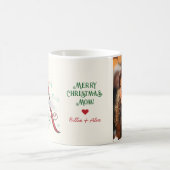 家族カラオケファラカロル写真クリスマス コーヒーマグカップ (中央)