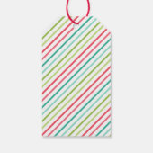 家族カラフル写真クリスマスギフトタグ ギフトタグ (裏面)