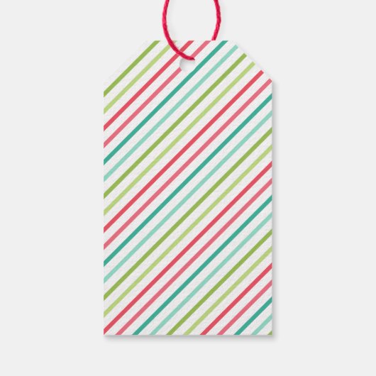 家族カラフル写真クリスマスギフトタグ ギフトタグ (裏面)