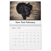家族カレンダー月刊写真文字記念 カレンダー (2月 2027)