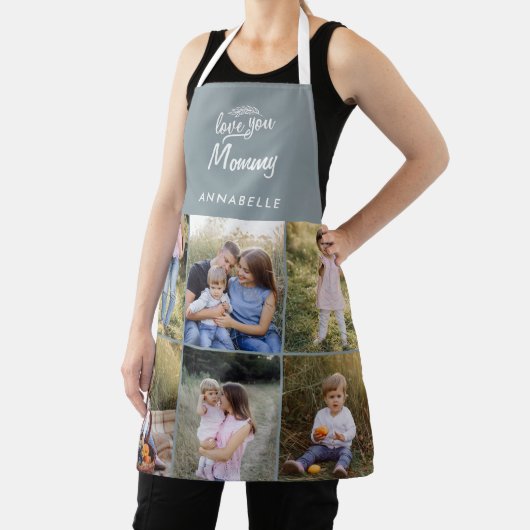 家族ギフト8枚の写真シンプル孫 エプロン (インサイチュ)