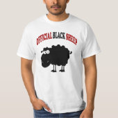 家族クラシックの黒い羊 Tシャツ (正面)