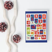 家族クリスマスカウントダウンクリスマスアドベントカレンダー シーズンカード