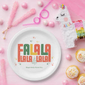 家族クリスマスカラオケチャーチカロールサービス ペーパープレート (パーティー)