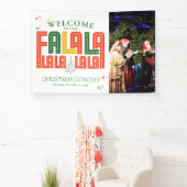 家族クリスマスカラオケチャーチカロールサービス 横断幕 (インサイチュ)