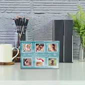 家族クリスマススノーフレーク写真コラージブロック フォトブロック