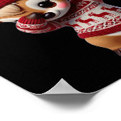 家族クリスマスダビングトナカイクリスマスディアキッズG ポスター (角)