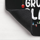 家族クリスマスパジャマクリスマスライツグリンピークロース マウスパッド (コーナー)