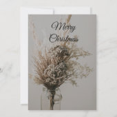 家族クリスマス写真コラージュカード サンキューカード (裏面)
