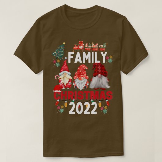家族クリスマス2022マッチングs分隊格言愛 tシャツ (デザイン正面)