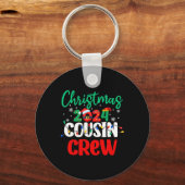 家族クリスマス2024いとこのクルーのマッチング分隊S キーホルダー (正面)