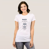 家族クルーズの休暇 アンカー 帆走 海事 Tシャツ (正面フル)
