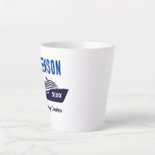 家族クルーズ船ラターマグクルーズギフト カフェラテマグ (正面)