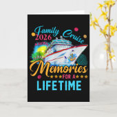 家族クルーズ2026 一生の思い出を作る カード (黄色い花)