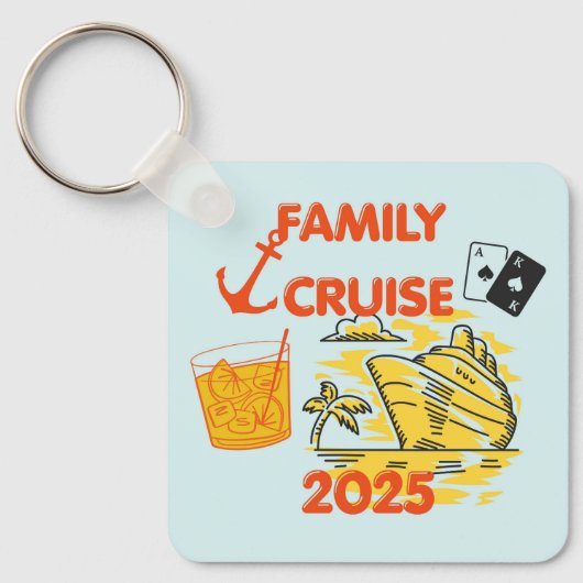 家族クルーズ 2025 キーホルダー (正面)