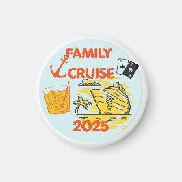 家族クルーズ 2025 玄関 マグネット