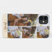 家族コラージュカスタムフォトフォンケース Case-Mate iPhoneケース (裏面(横))