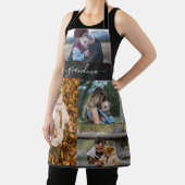 家族シンプルコラージュモダンラブ祖母 エプロン (インサイチュ)