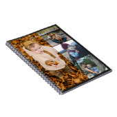 家族シンプルコラージュモダンラブ祖母 ノートブック (右側)