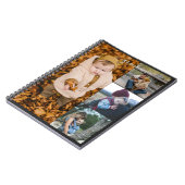 家族シンプルコラージュモダンラブ祖母 ノートブック (左側)