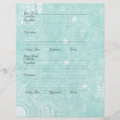 家族ジンジャーブレッドビレッジクリスマスクックブックページ (裏面)