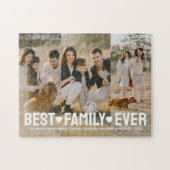 家族スタイリッシュ写真最高の家族Ever Collage ジグソーパズル (横)