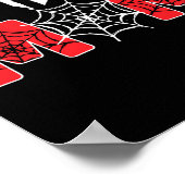 家族スパイダーママスパイダーパパマッチング誕生日The ポスター (角)