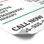 家族セラピー気にデザイン心理療法士セラピー ポスター (角)