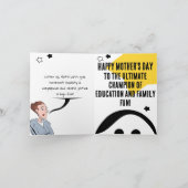 「家族チャンピオン:母の日おめでとう! サンキューカード (内部)