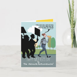 「家族チャンピオン：母の日おめでとう！ サンキューカード