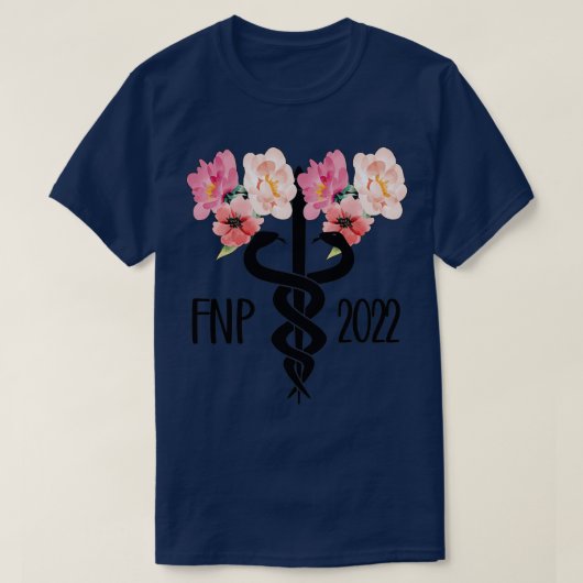 家族ナース開業医FNP 2022卒業 Tシャツ (デザイン正面)