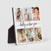 家族パパ – 父の日フォトコラージュ フォトプラーク (正面)