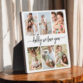 家族パパ – 父の日フォトコラージュ フォトプラーク