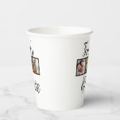 家族パーソナライズされたとラブフォトコラージュ 紙コップ (左)