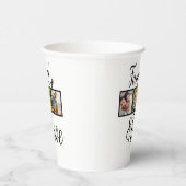 家族パーソナライズされたとラブフォトコラージュ 紙コップ (右)