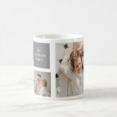 家族パーソナライズされたのコラージュの贈り物 コーヒーマグカップ (中央)