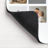 家族パーソナライズされたのコラージュの贈り物 マウスパッド (コーナー)