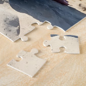 家族パーソナライズされたの休暇写真 ジグソーパズル (側面)