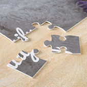 家族パーソナライズされたの写真お母さんを愛する ジグソーパズル (側面)