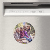 家族パーソナライズされたの写真と名前マグネット マグネット (インサイチュ (食洗機))