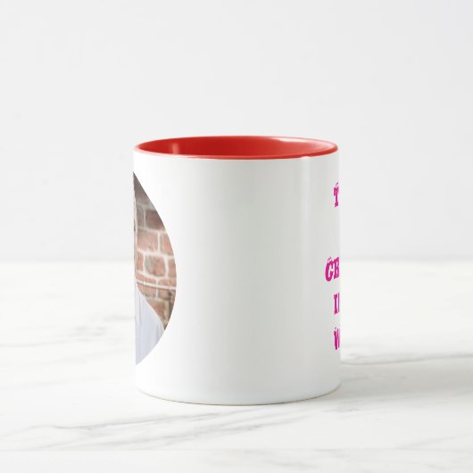 家族パーソナライズされたの写真コラージュの一種 マグカップ (中央)