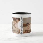 家族パーソナライズされたの写真コラージュの一種 マグカップ (中央)