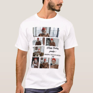 家族パーソナライズされたの写真コラージュの一種 Tシャツ