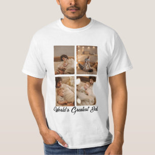 家族パーソナライズされたの写真コラージュの一種 Tシャツ