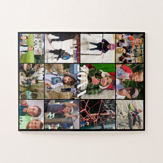 家族パーソナライズされたの写真コラージュ ジグソーパズル