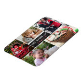 家族パーソナライズされたの写真コラージュ マグネット (左側)